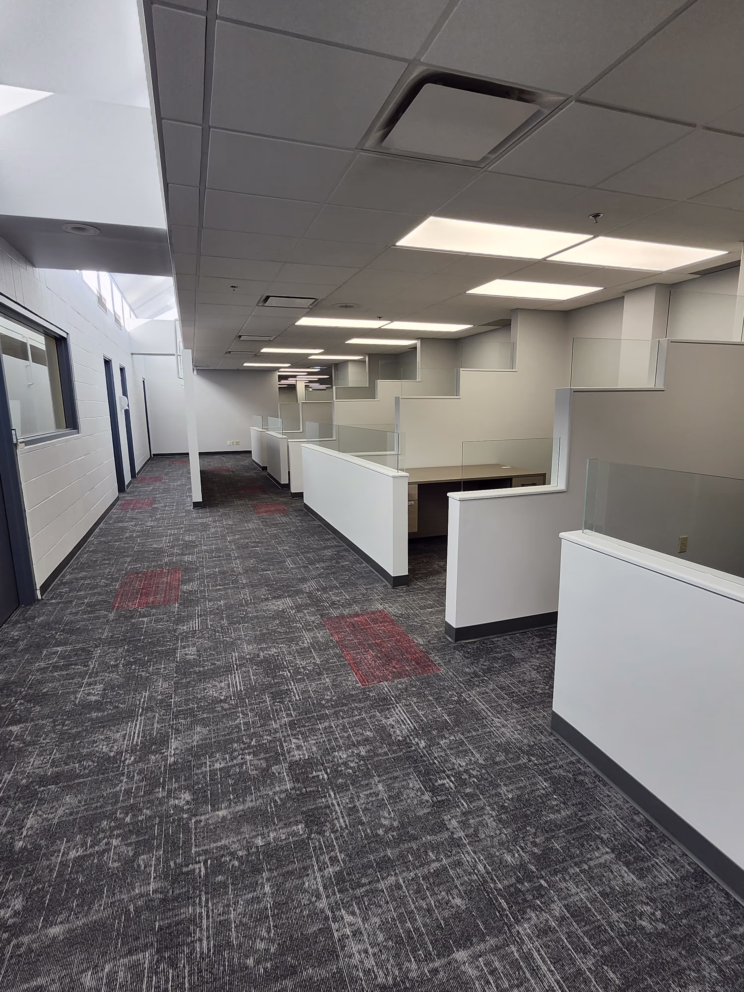 Curtiss-Wright Facility project: curtis wright cubicles open