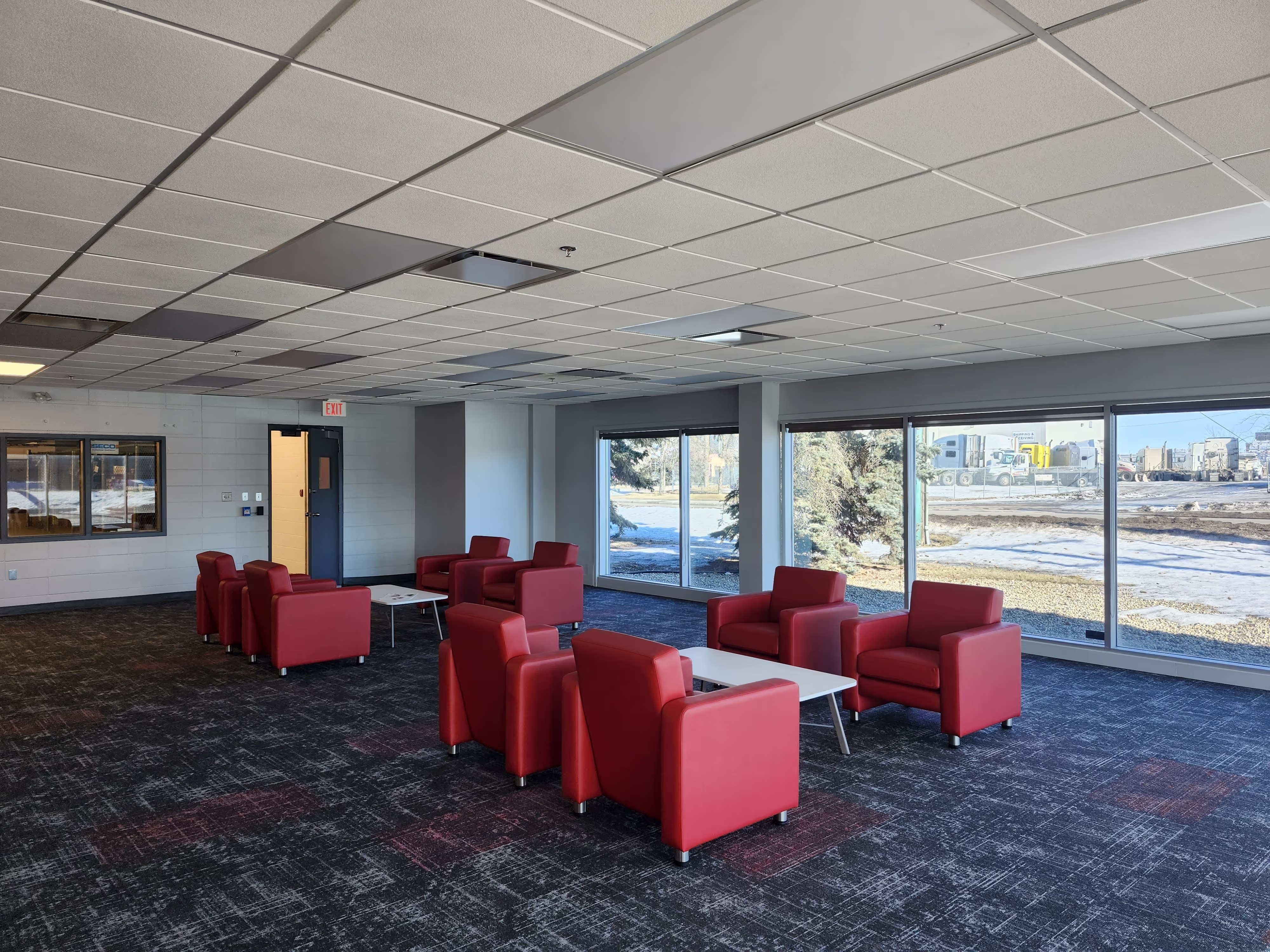 Curtiss-Wright Facility project: curtis wright waiting room