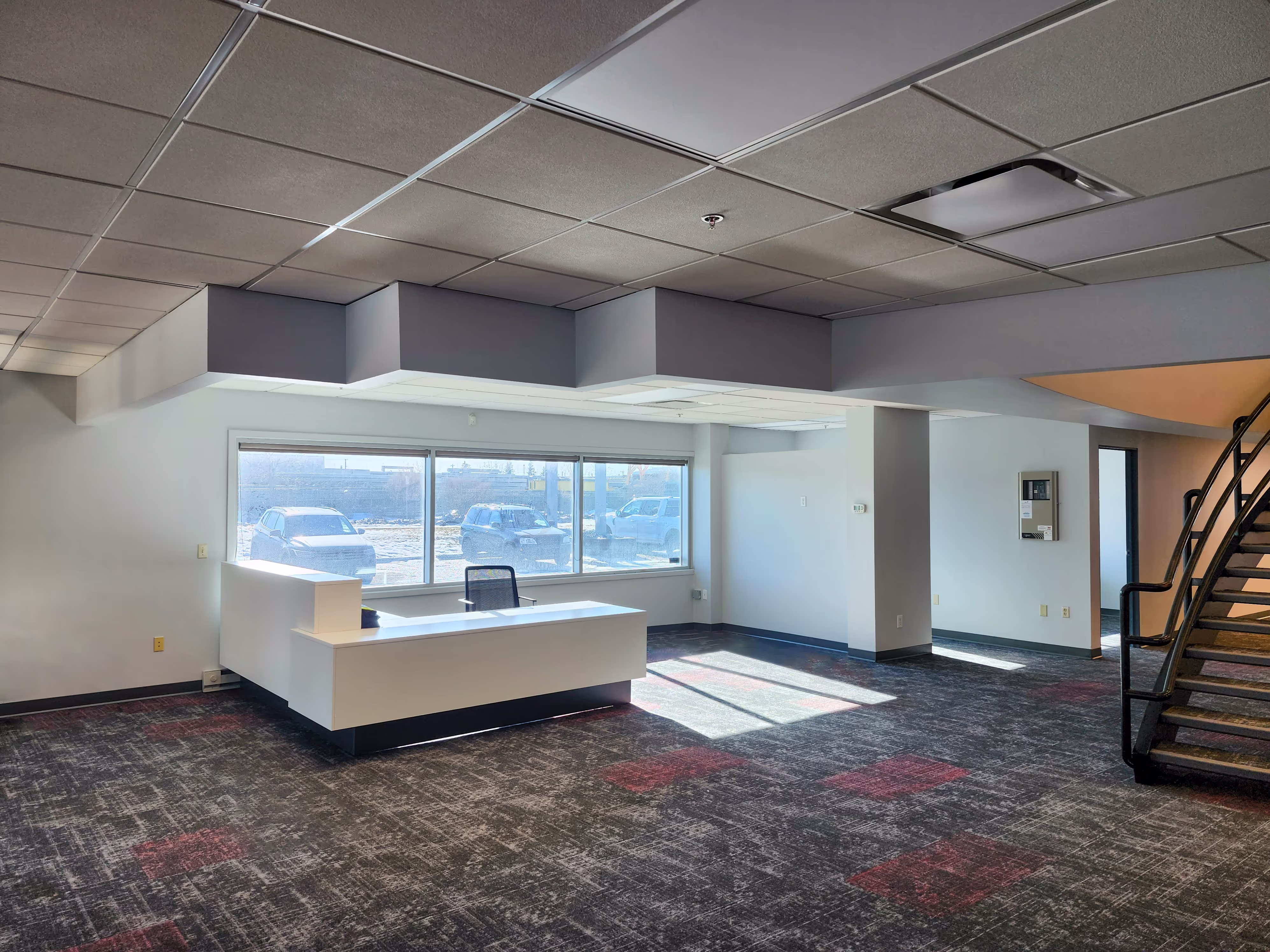 Curtiss-Wright Facility project: curtiss wright lobby desk