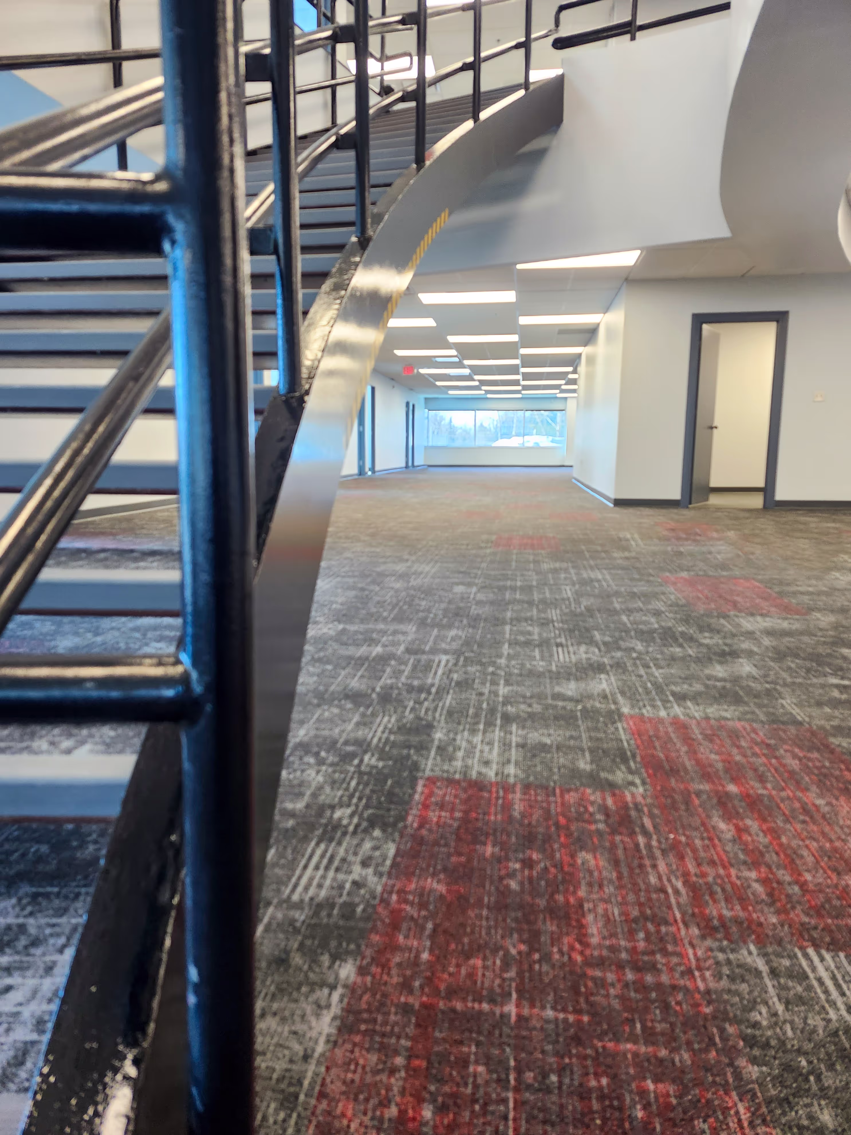 Curtiss-Wright Facility project: curtis wright lobby stairs
