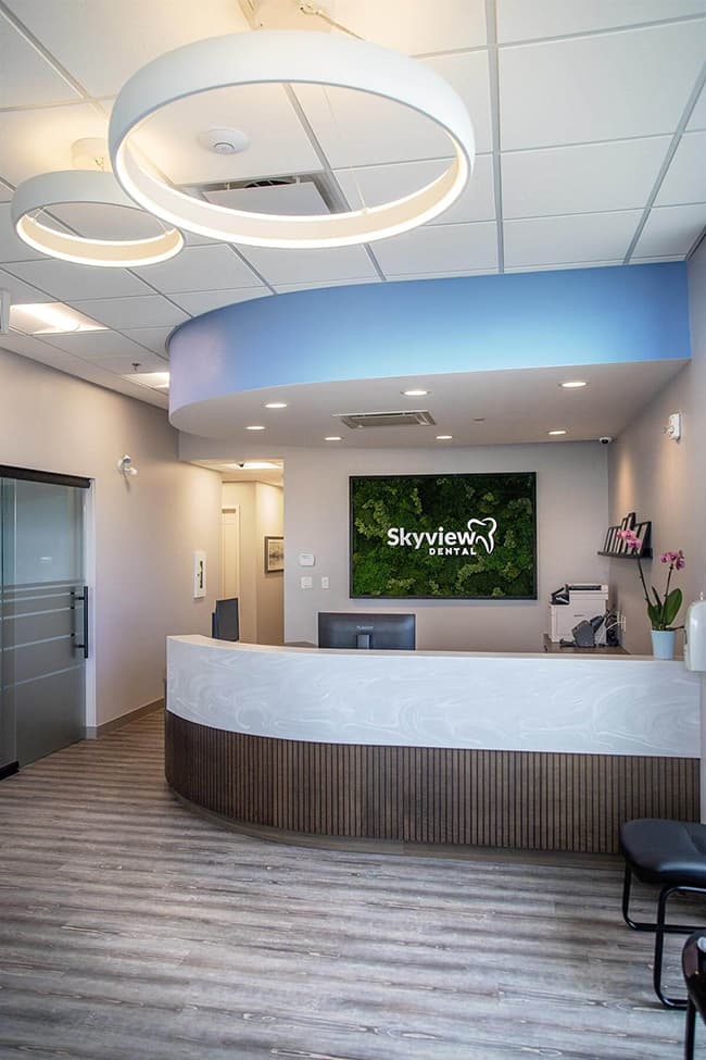 skyview dental lobby